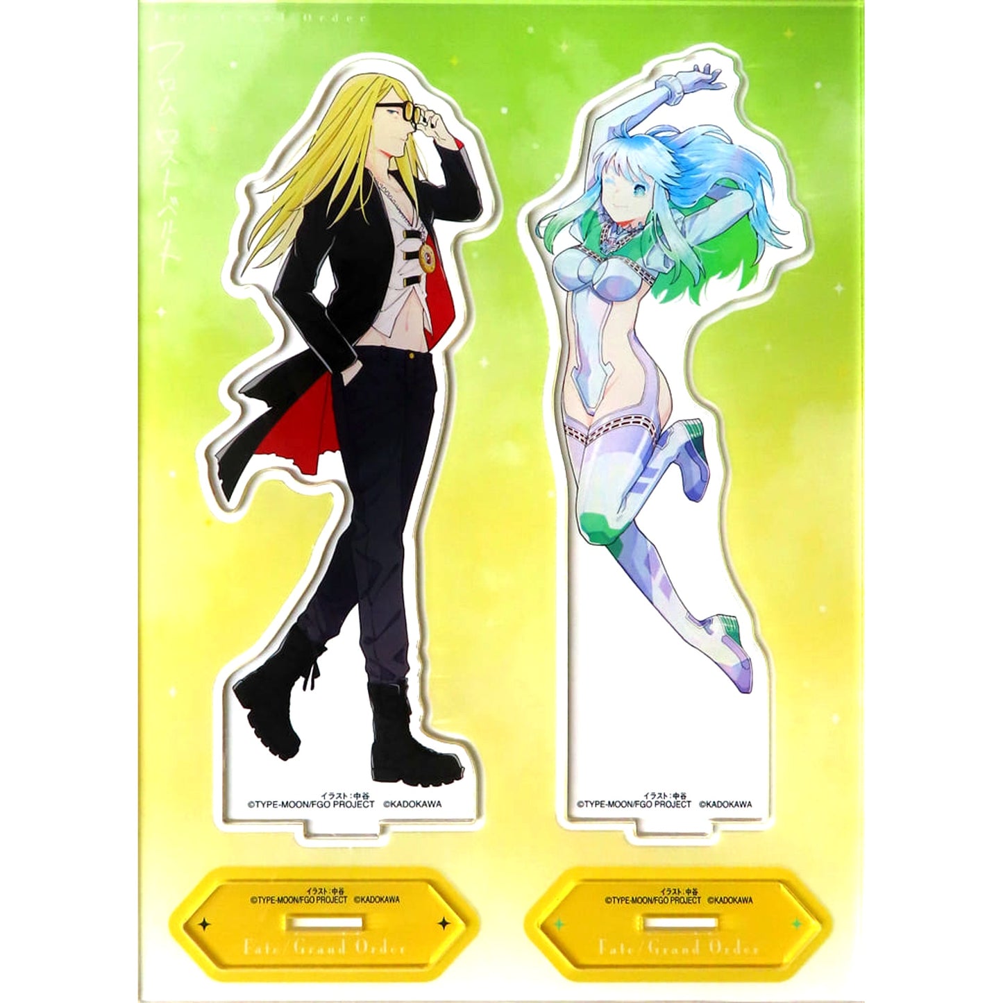 Tezcatlipoca and Kukulkan Fate/Grand Order From Lostbelt Comics Vol.6 Animate Limited Set Bundled Bonus Single Item 2 Type Set Acrylic Stand [USED]