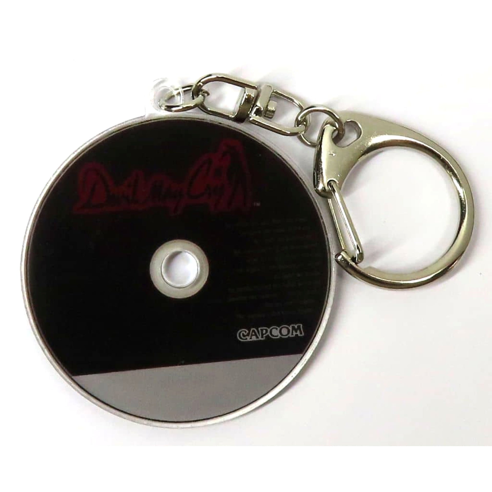 Devil May Cry Capkuji Soft Disk-Shaped Keychain Capcom 40th Anniversary Prize F-5 Keychains [USED]
