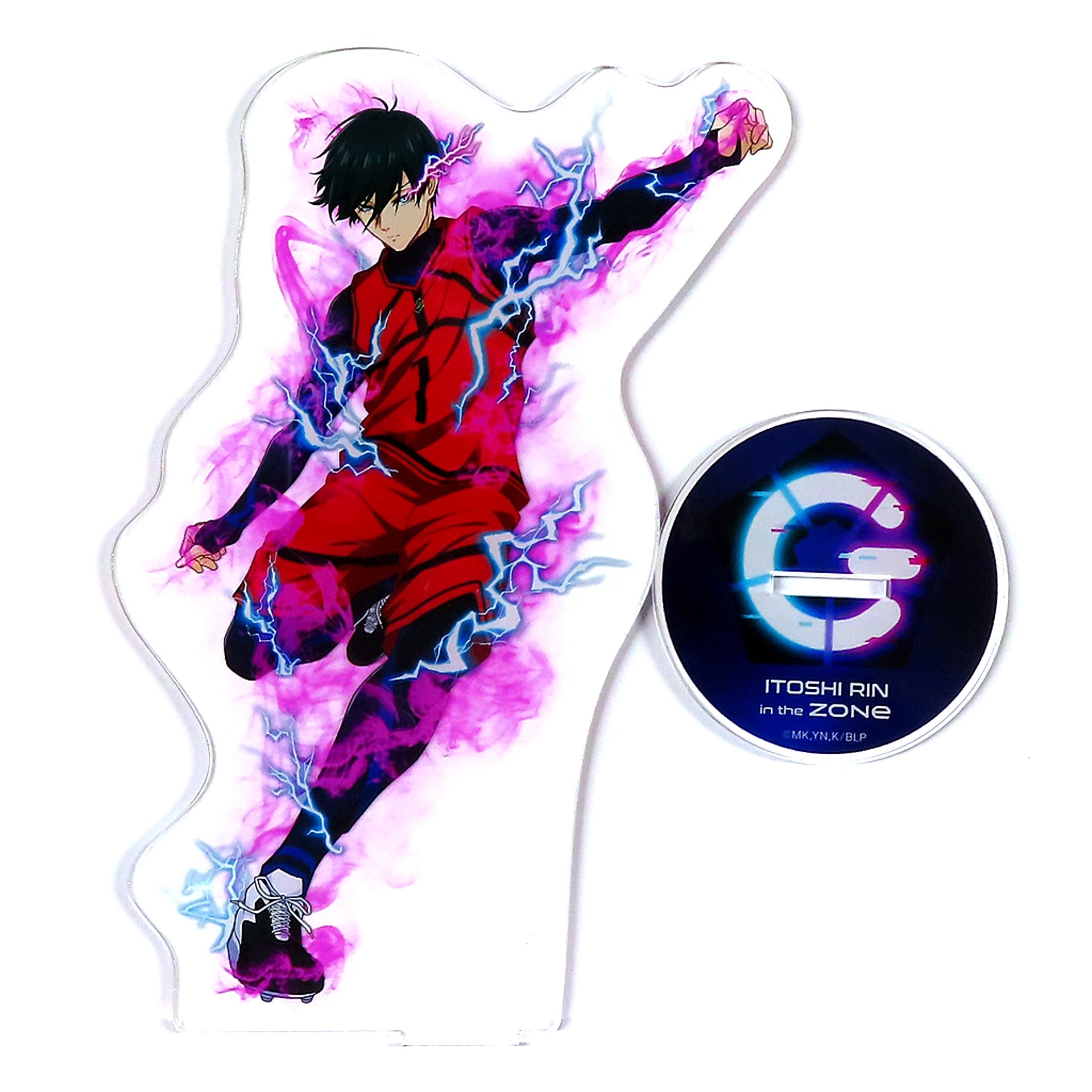 Rin Itoshi Winner Item Blue Lock x ZONe Acrylic Stand Blue Lock Acrylic Stand ga Ataru! Campaign [USED]