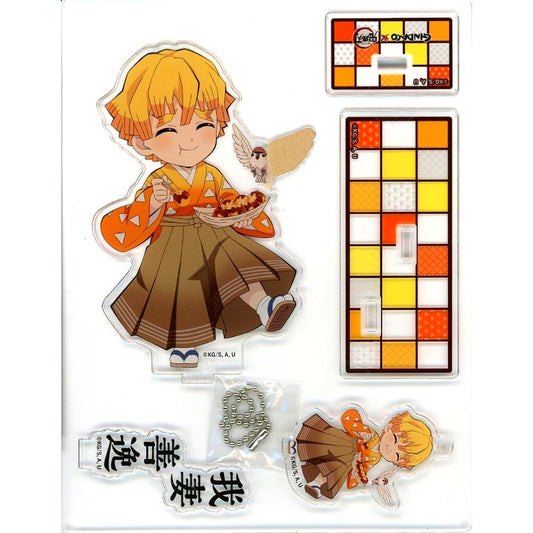 Zenitsu Agatsuma Tsukiji Gindako X Demon Slayer: Kimetsu no Yaiba Big Acrylic Stand Zenitsu Set Made to Order Limited Bundled Item Single Item [USED]