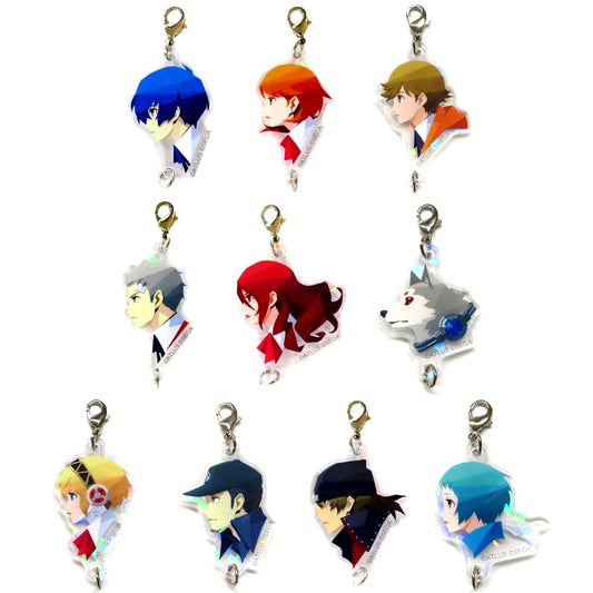 Set of 10 Persona 3 Reload Icon Acrylic Charm [USED]