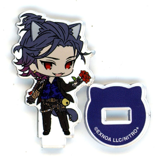 Fukushima Mitsutada Touken Ranbu ONLINE Touneko Danshi Mini Acrylic Character Stand Collection Vol.8 POP UP STORE Touken Neko Danshi [USED]