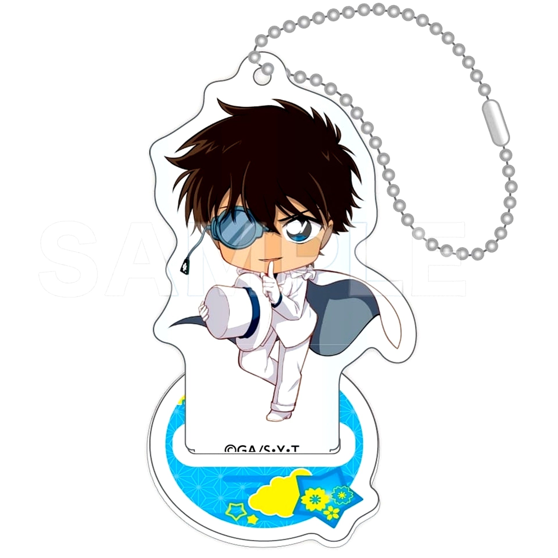 Kaito Kid Detective Conan Trading Acrylic Stand Keychain Kimono [USED]