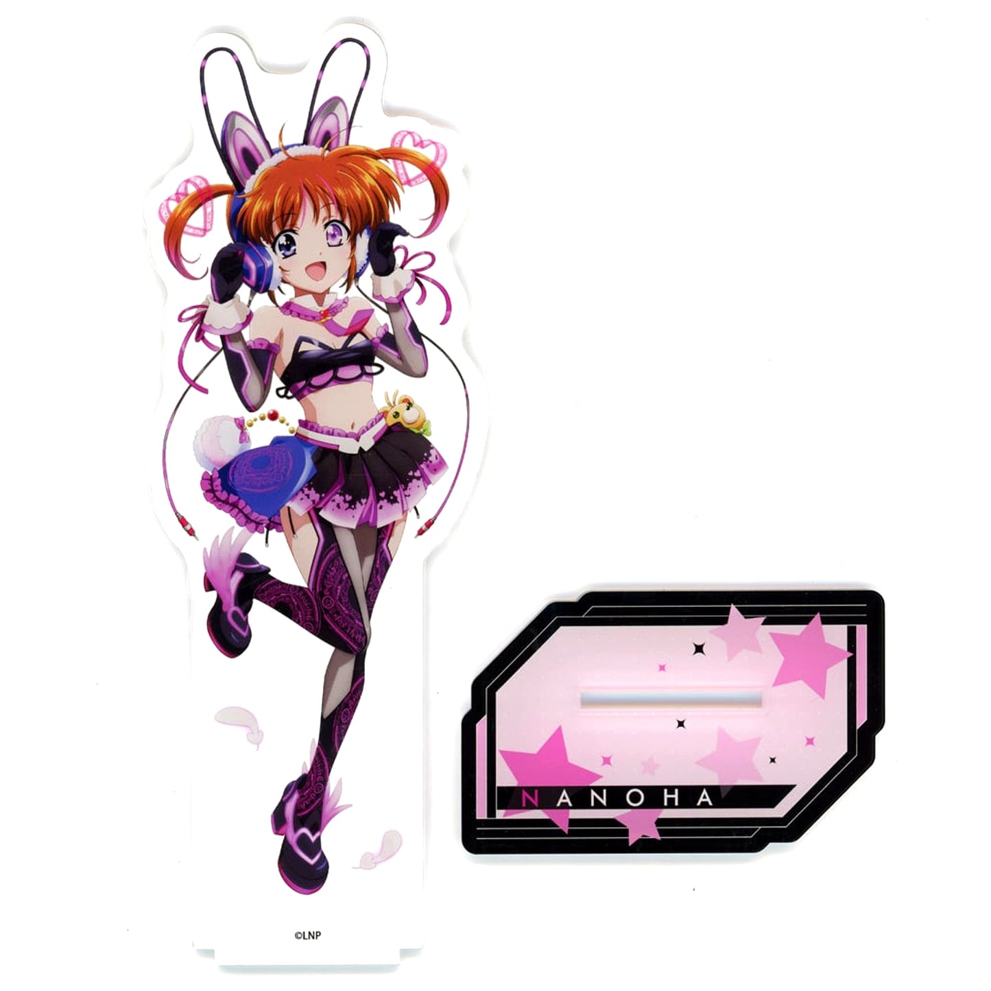Nanoha Takamachi Big Acrylic Stand Magical Cyber Bunny Ver. Magical Girl Lyrical Nanoha Series Pop Up Store in Gamers [USED]