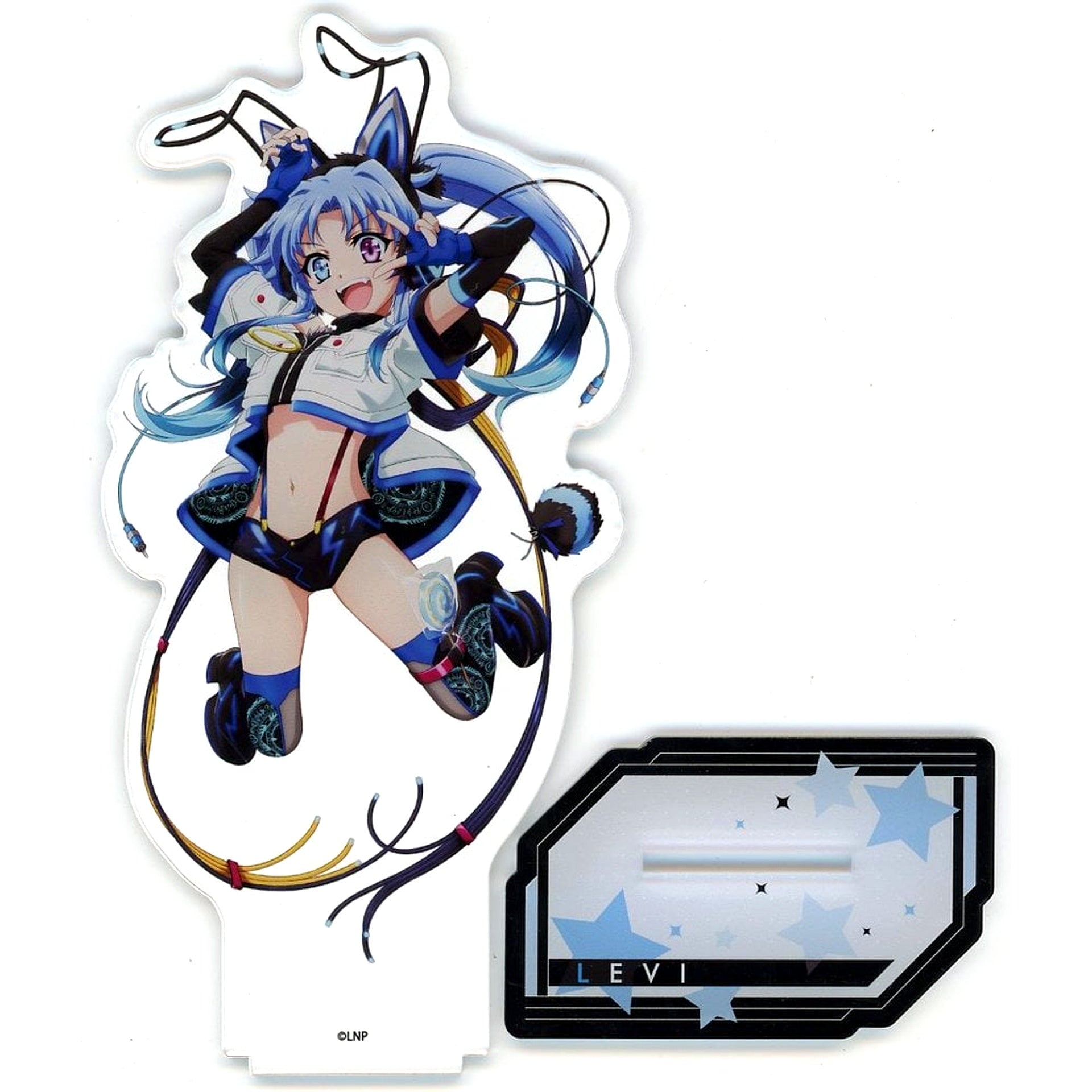 Levi the Slasher Big Acrylic Stand Magical Cyber Bunny Ver. Magical Girl Lyrical Nanoha Series Pop Up Store in Gamers [USED]