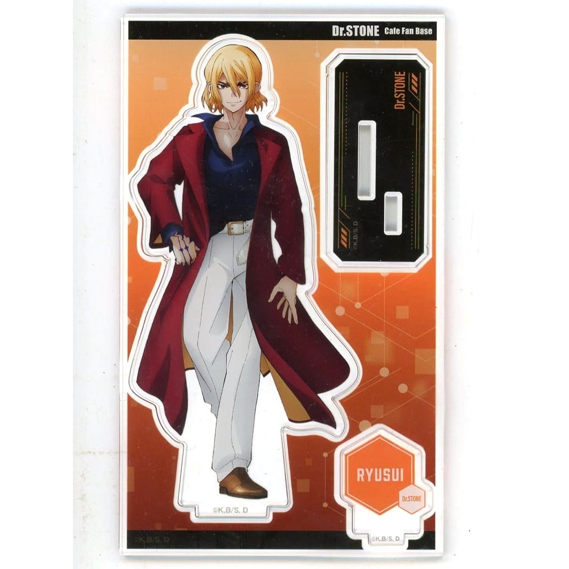 Dr. STONE Ryusui Nanami Life-Scale Acrylic Stand Cafe in Cafe Fan Base Exclusive Acrylic Stands [USED]