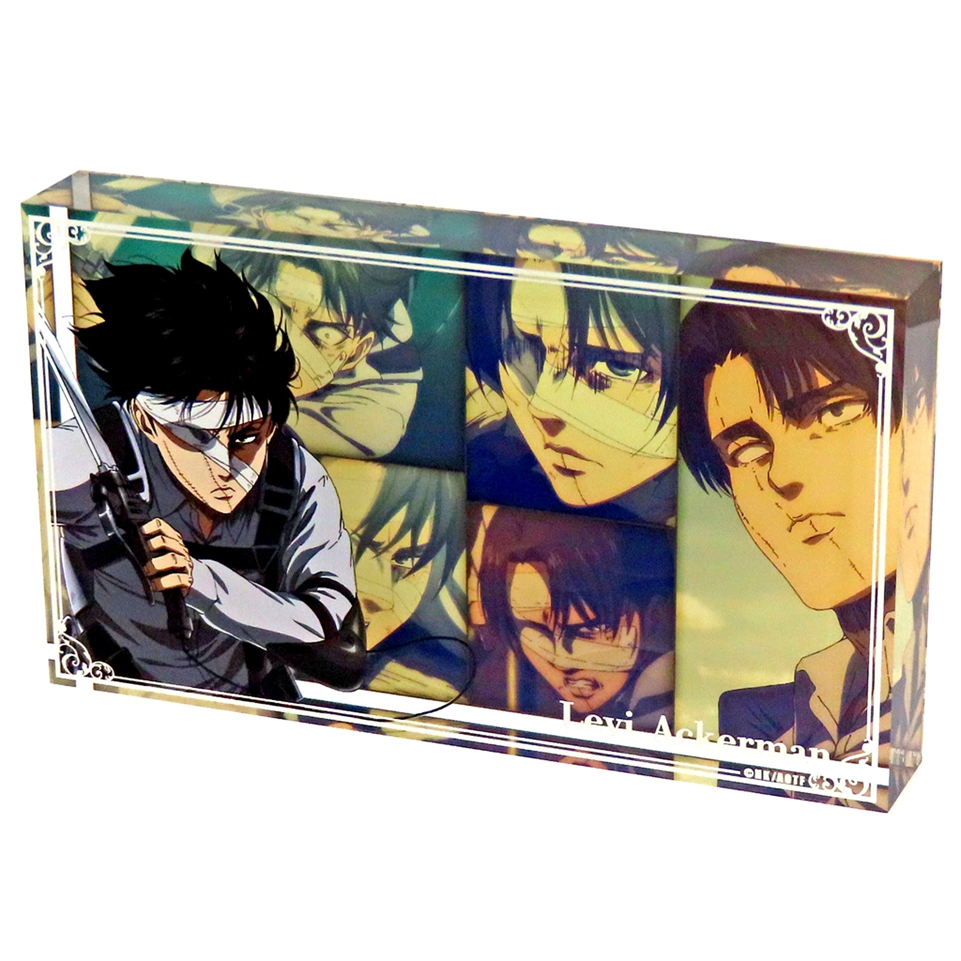 Levi Ackerman Attack on Titan POP UP SHOP Acrylic Block [USED]