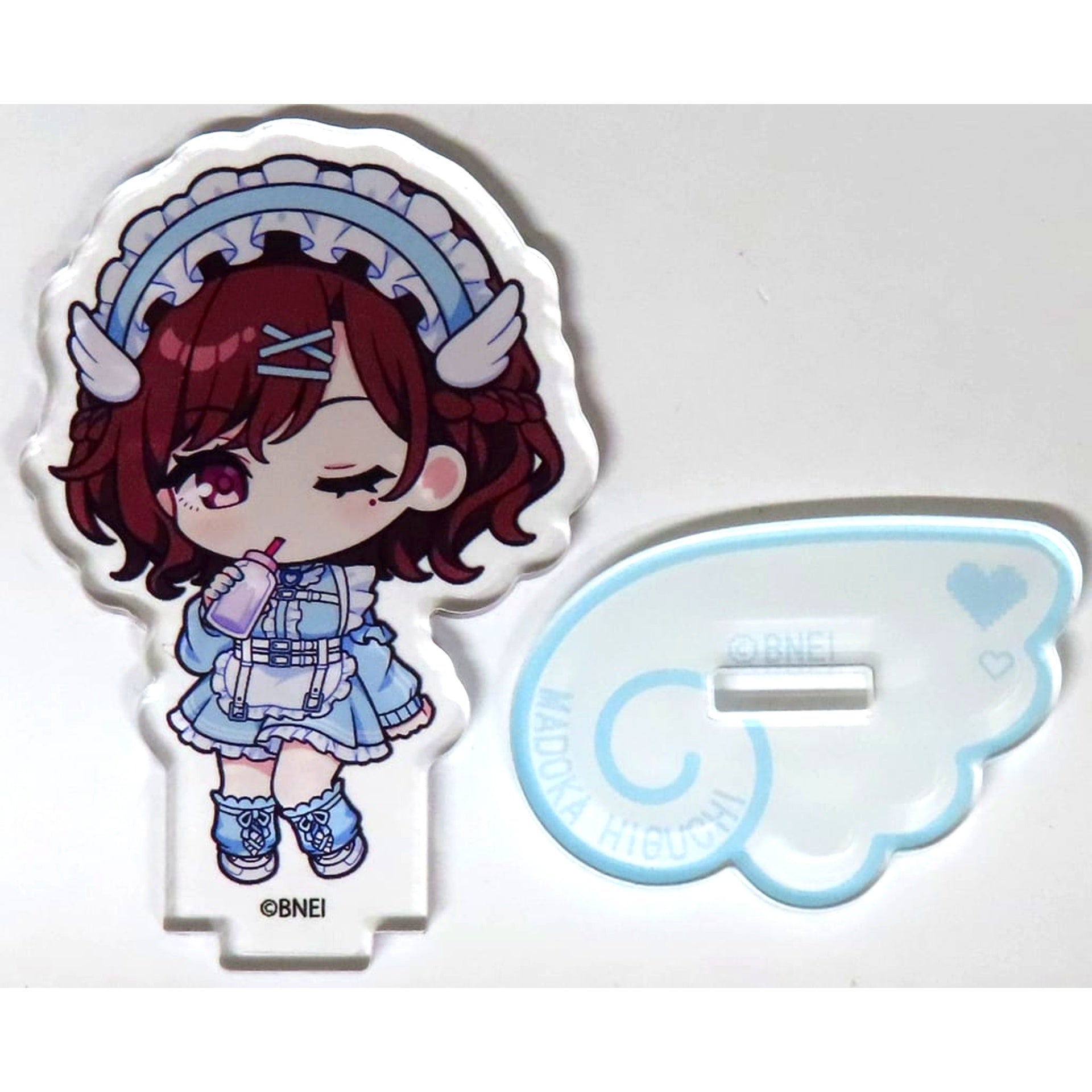 Madoka Higuchi The Idolmaster Shiny Colors Trading Mini Chara Acrylic Stand Fuyu Collection Osaka Ver. [USED]