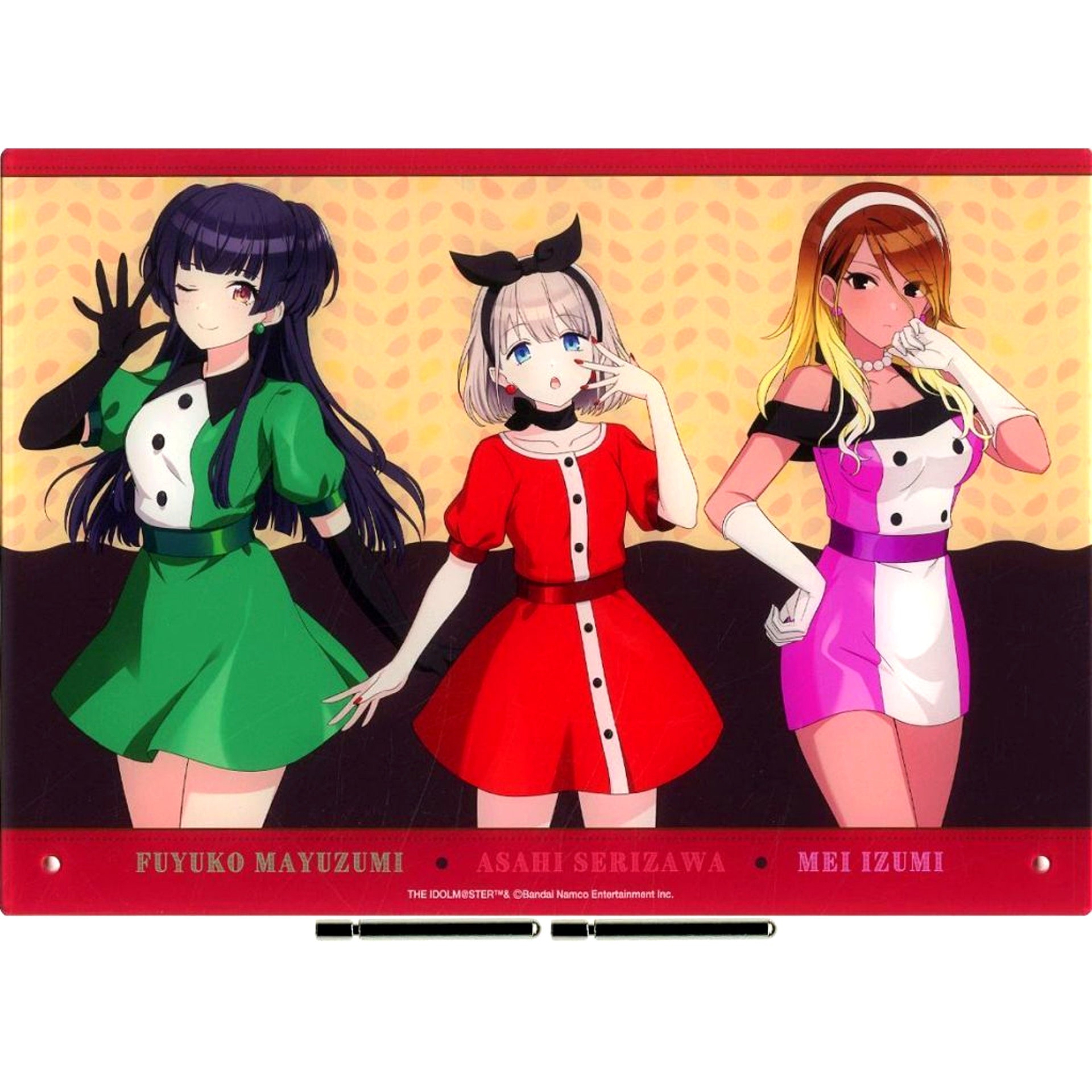 Straylight 60's Retro The Idolmaster Shiny Colors Acrylic Art Panel 6th Anniversary 60's Retro Fair [USED]