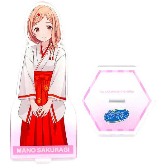 Mano Sakuragi THE IDOLM@STER Shiny Colors Spring Matsuriko Acrylic Stand 6th Anniversary 60s Retro Fair [USED]