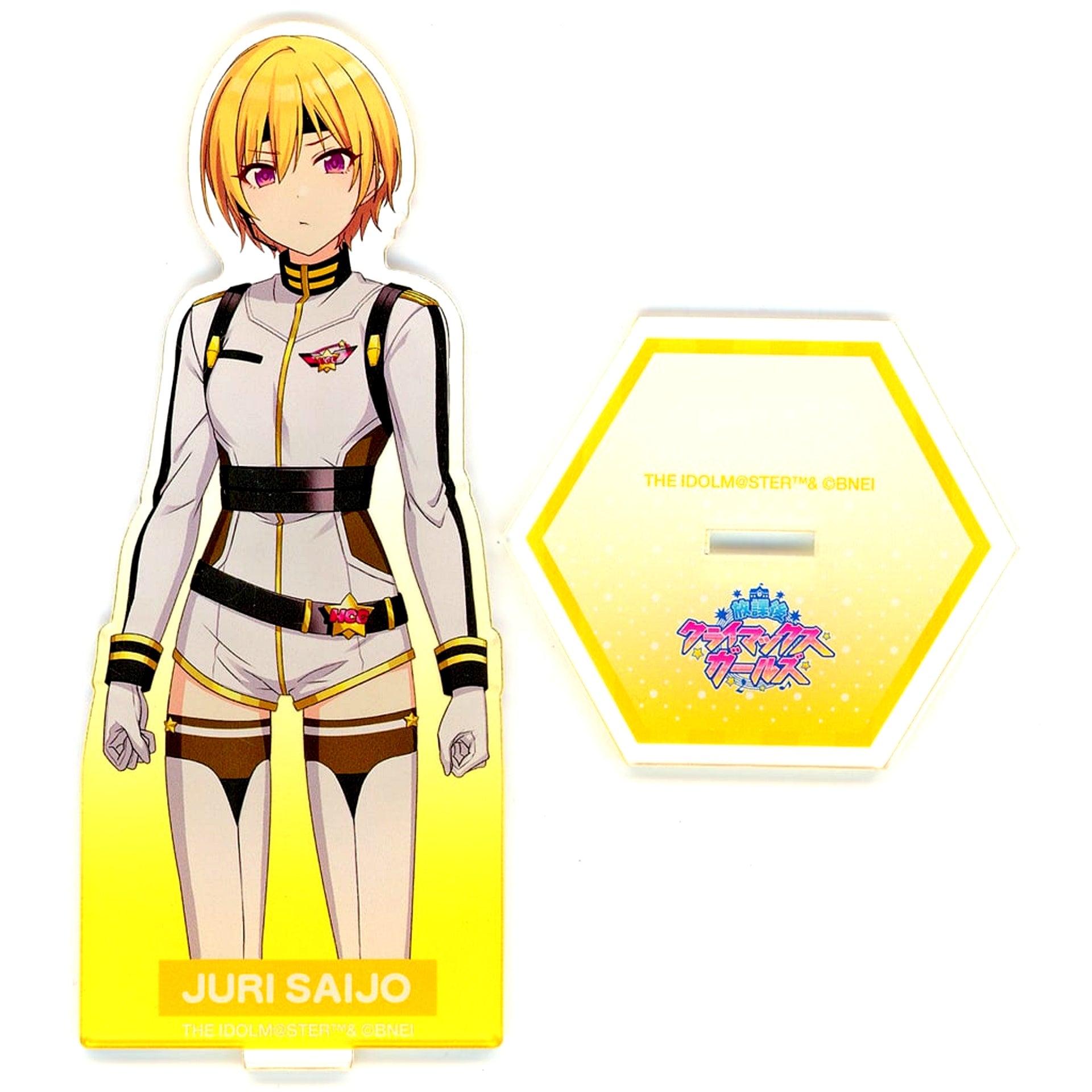 Juri Saijo THE IDOLM@STER Shiny Colors Defeat of Encounter Acrylic Stand 6th Anniversary 60s Retro Fair [USED]