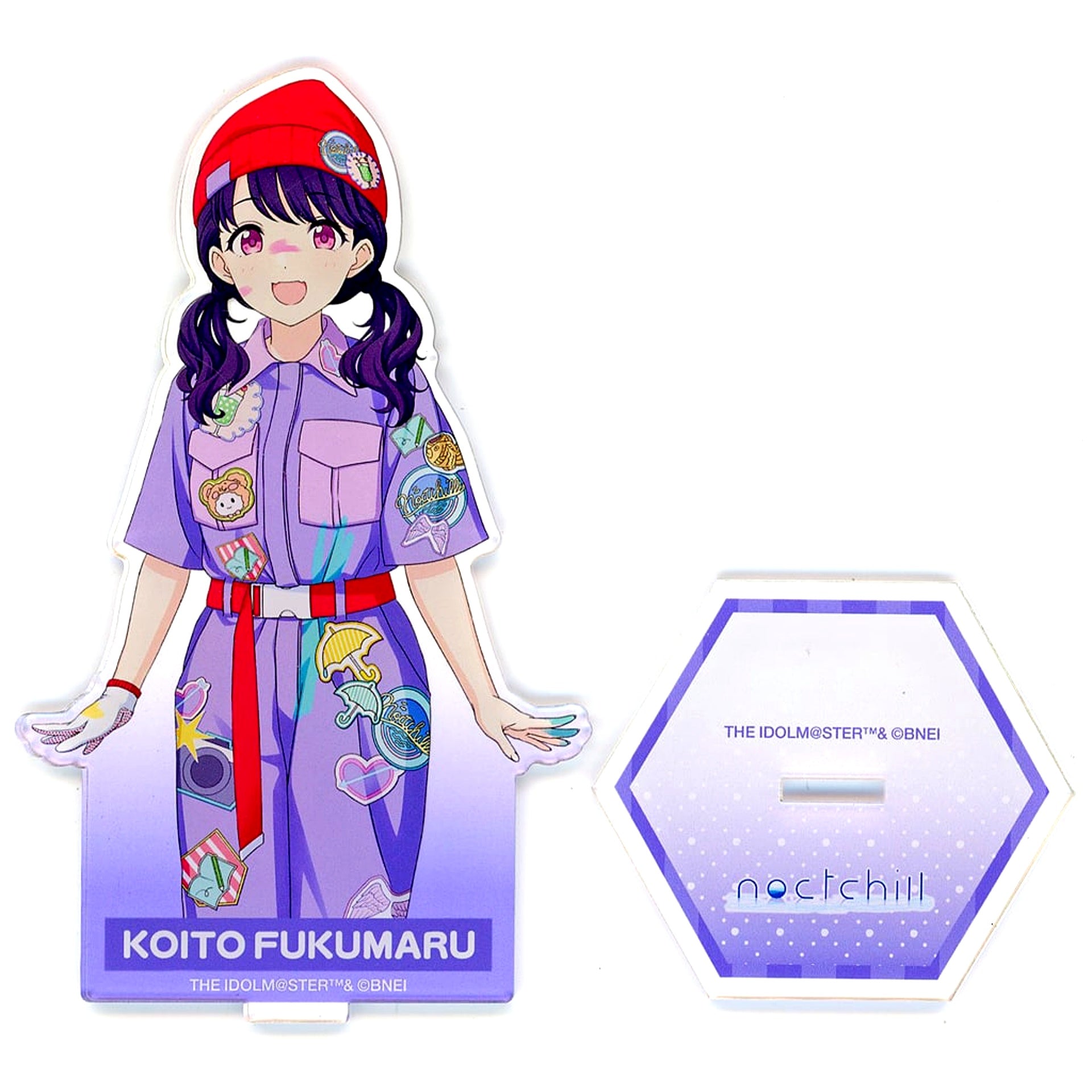 Koito Fukumaru The Idolm@ster Shiny Colors Acrylic Stand Painting All 6th Anniversary 60s Retro Fair [USED]