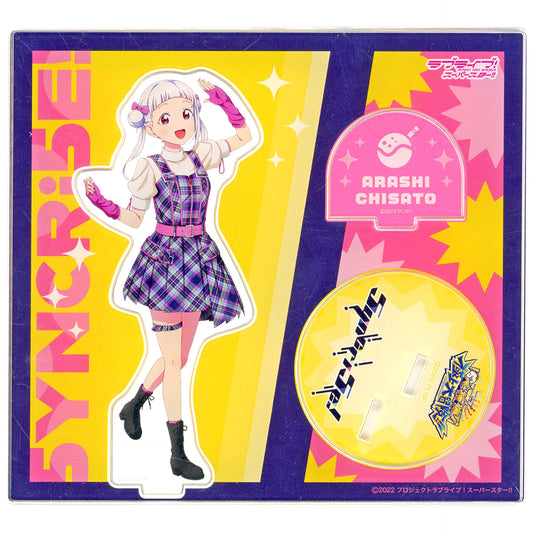 Chisato Arashi Acrylic Stand Love Live! Superstar!! Liella! Unit Live & Fan Meeting Tour Shin Gi Tai! Gokujo Daiboken!! [USED]