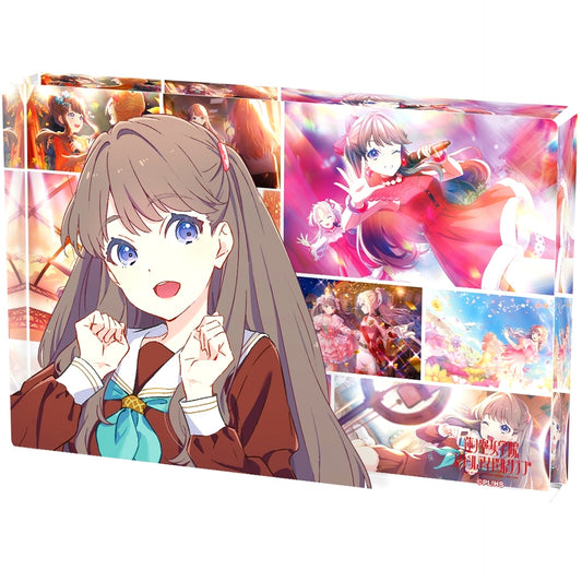 Megumi Fujishima Acrylic Block Love Live! Hasunosora Girls' High School Idol Club [USED]