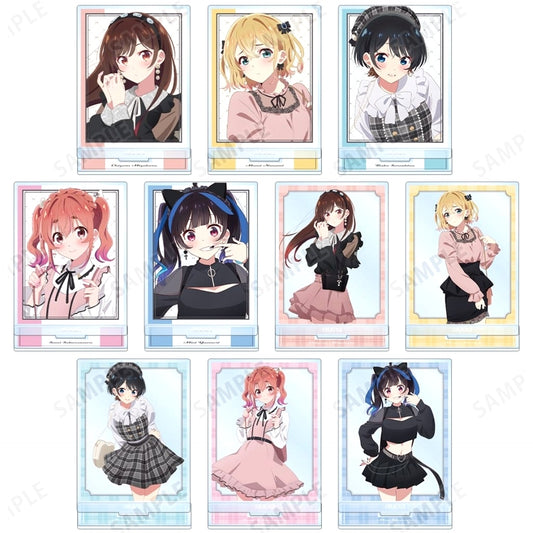Rent-a-Girlfriend Chizuru Mizuhara & Others All 10 Types Set Original Illustration Girly Fashion Ver. Trading Acrylic Stand Acrylic Stands [USED]