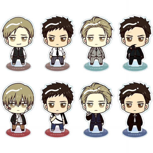 Set of 8 Twittering Birds Never Fly Trading Chokonto! Acrylic Stand [USED]