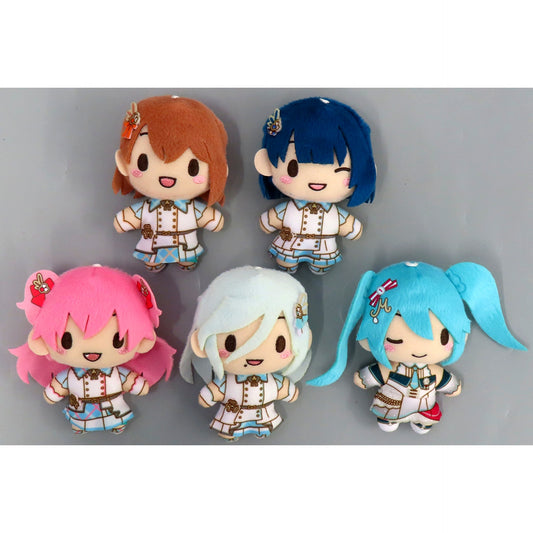 Set of 5 MORE MORE JUMP! Project SEKAI Colorful Stage! feat. Hatsune Miku Fuwapuchi Mascot Brand New World EX [USED]