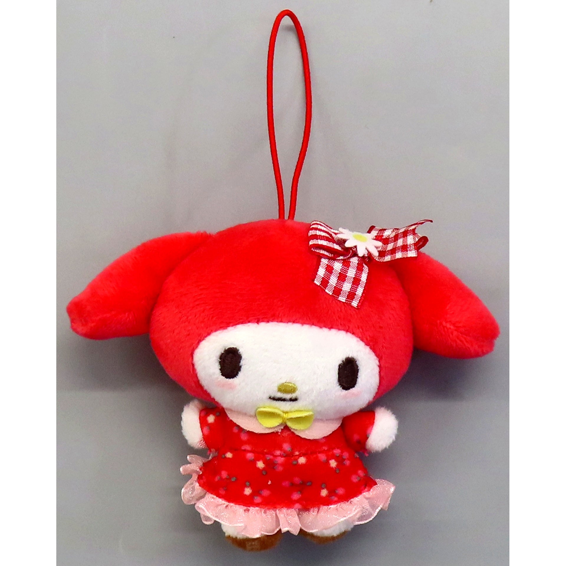 My Melody Floral One Piece Mascot A Red Sanrio [USED]