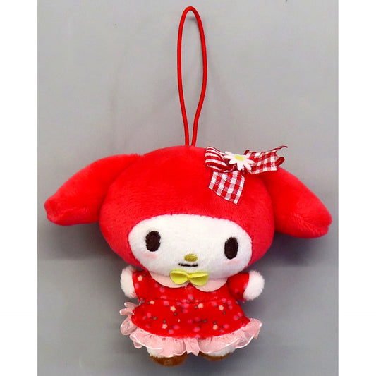 My Melody Floral One Piece Mascot A Red Sanrio [USED]