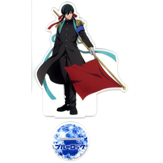 Rin Itoshi Big Acrylic Stand Red and White Cheer Battle! BLUELOCK [USED]