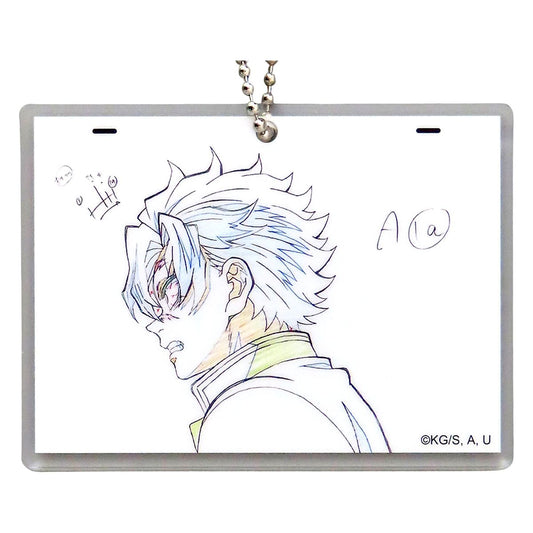 Sanemi Shinazugawa World Tour: Kimetsu no Yaiba Kizuna no Kiseki Soshite Hashira Geiko e Original Picture Style Acrylic Charm ufotable Dining 3rd Term Limited Fun Lottery Prize Charm [USED]