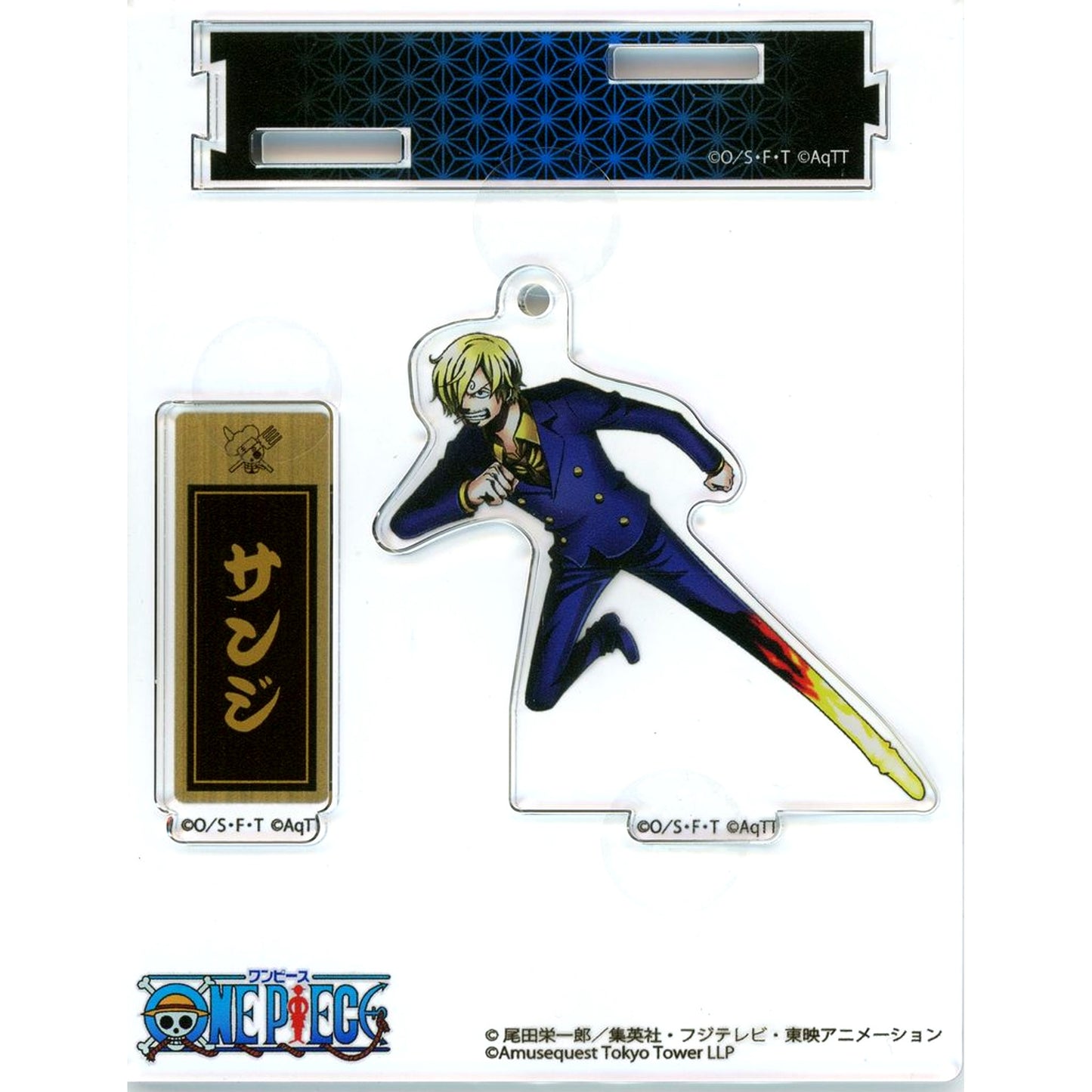 Sanji One Piece Strong Collection Acrylic Stand Charm Mugiwara Store Tokyo One Piece Tower [USED]
