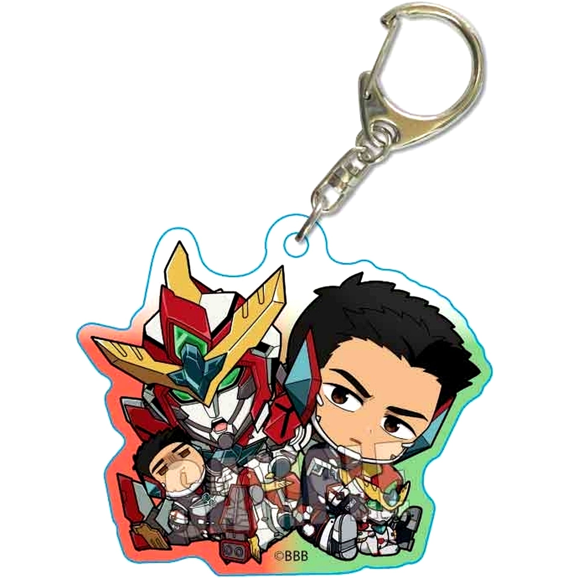 Bravern Isami Ao Brave Bang Bravern! Gyugyutto Acrylic Keychain [USED]