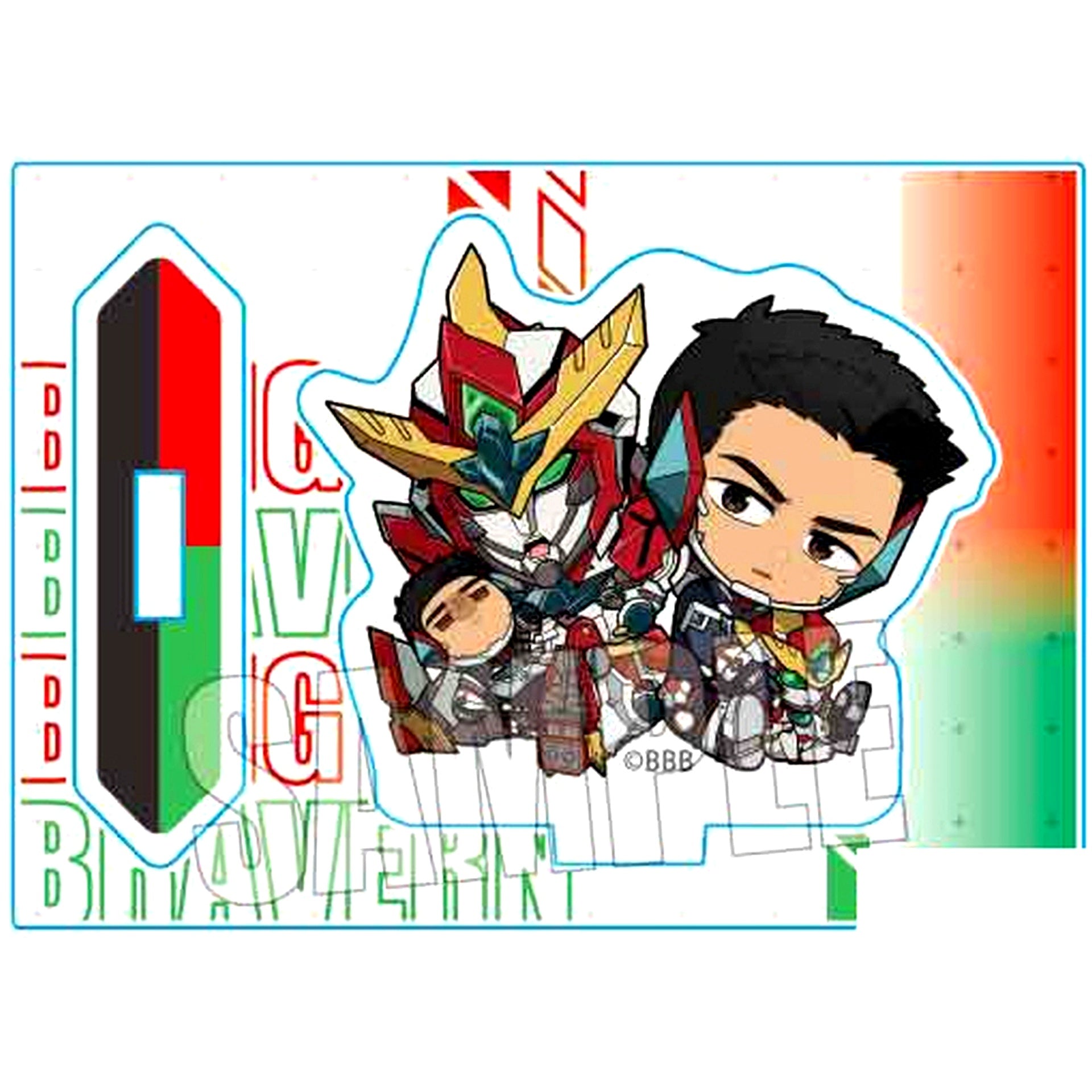 Bravern & Isami Ao Gyugyutto Mini Stand Brave Bang Bravern! [USED]