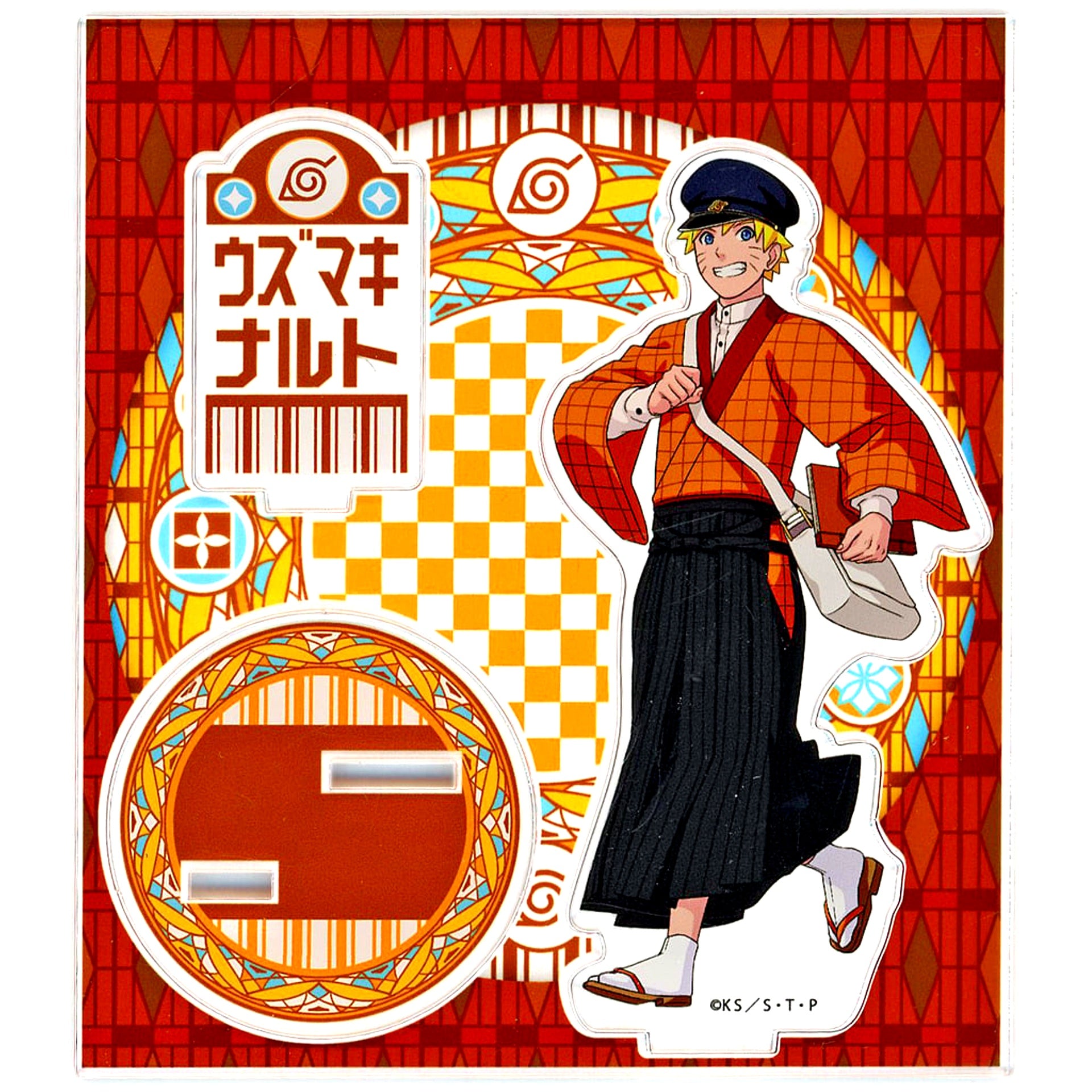 Naruto Uzumaki Acrylic Stand Shosei Style Ver. Naruto Shippuden Shosei Theme TSUTAYA Pop Up Shop [USED]