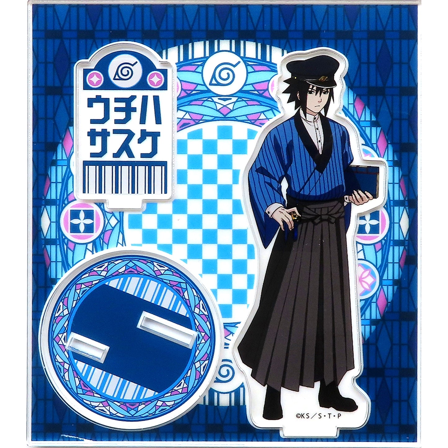 Sasuke Uchiha Acrylic Stand Shosei Style Ver. Naruto Shippuden Shosei Theme TSUTAYA Pop Up Shop [USED]