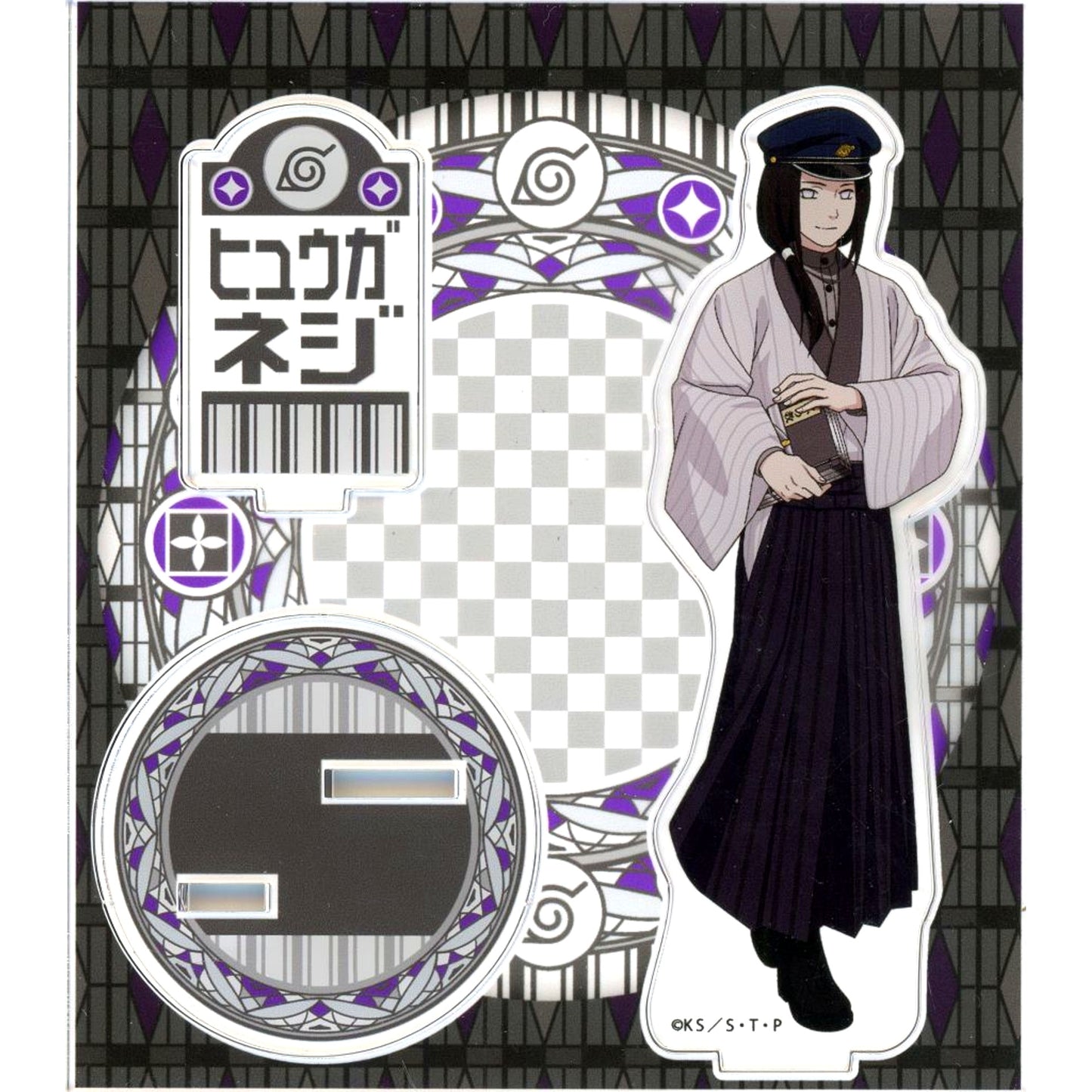 Neji Hyuga Acrylic Stand Shosei Style Ver. Naruto Shippuden Shosei Theme TSUTAYA Pop Up Shop [USED]