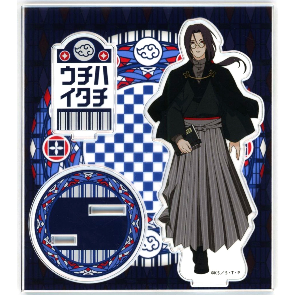 Itachi Uchiha Scholar Style Acrylic Stand Naruto: Shippuden School Theme TSUTAYA POP UP SHOP [USED]