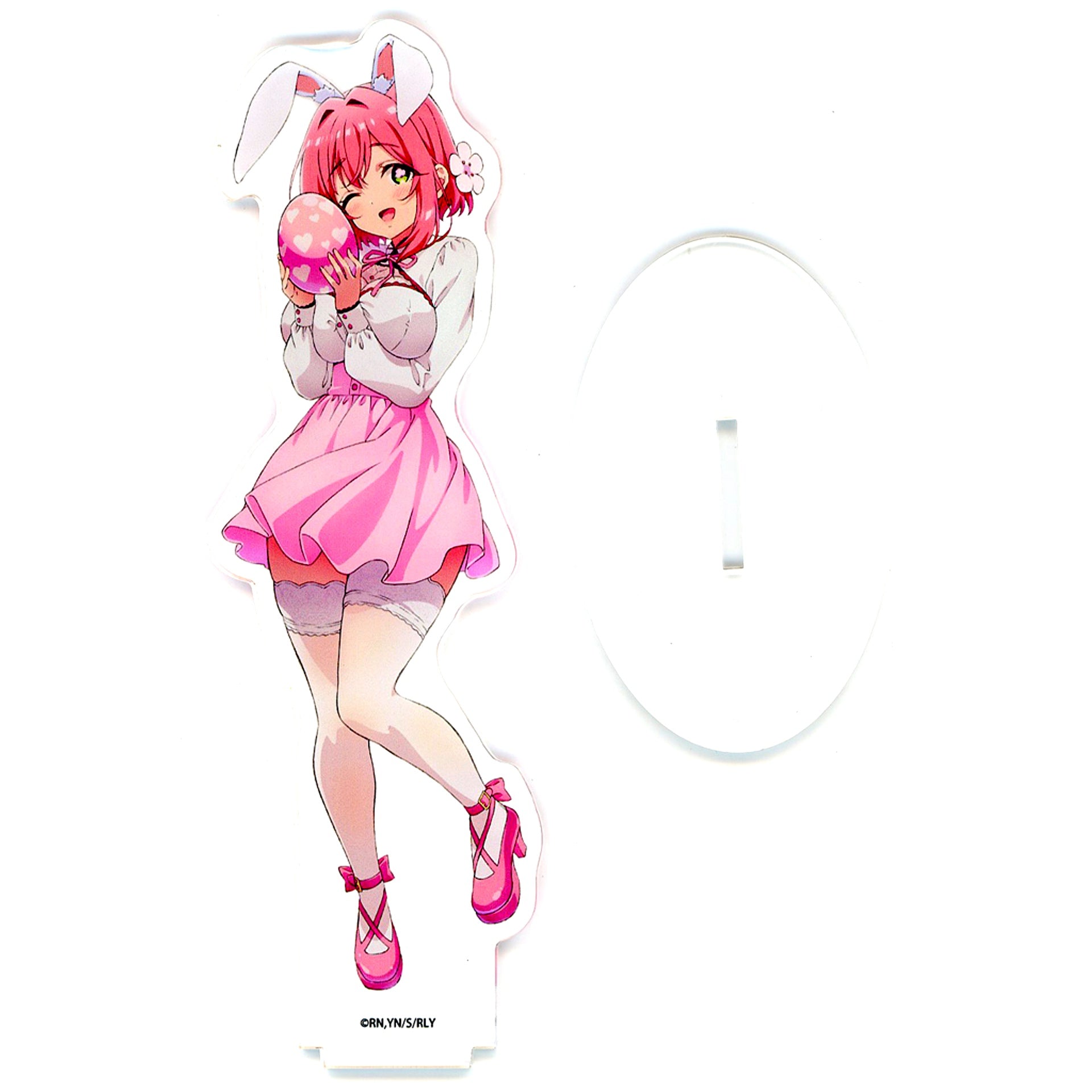 Hakari Hanazono Illustration Acrylic Stand Easter Motif The 100 Girlfriends Who Really, Really, Really, Really, Really Love You TSUTAYA POP UP SHOP [USED]