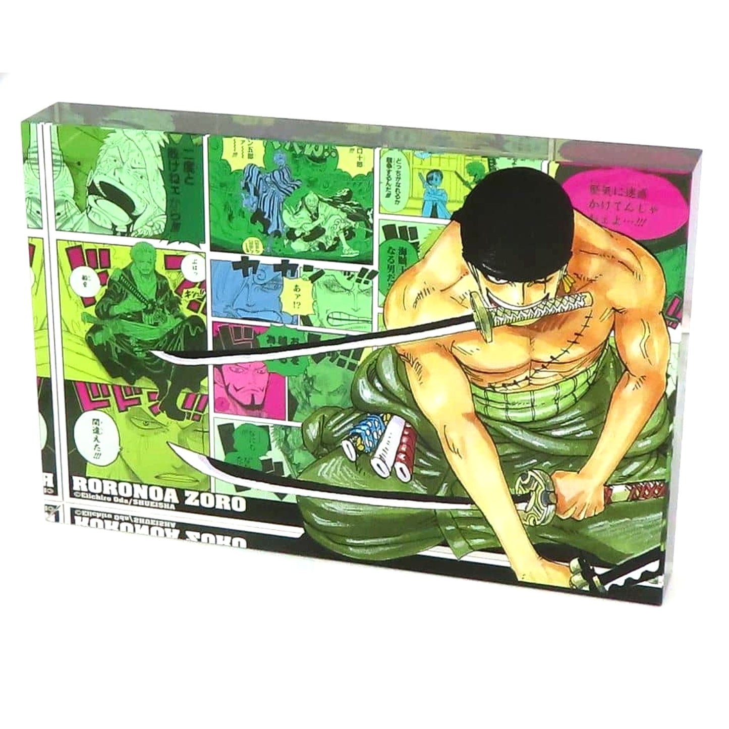 Roronoa Zoro One Piece Acrylic Block HEROES 2021 [USED]
