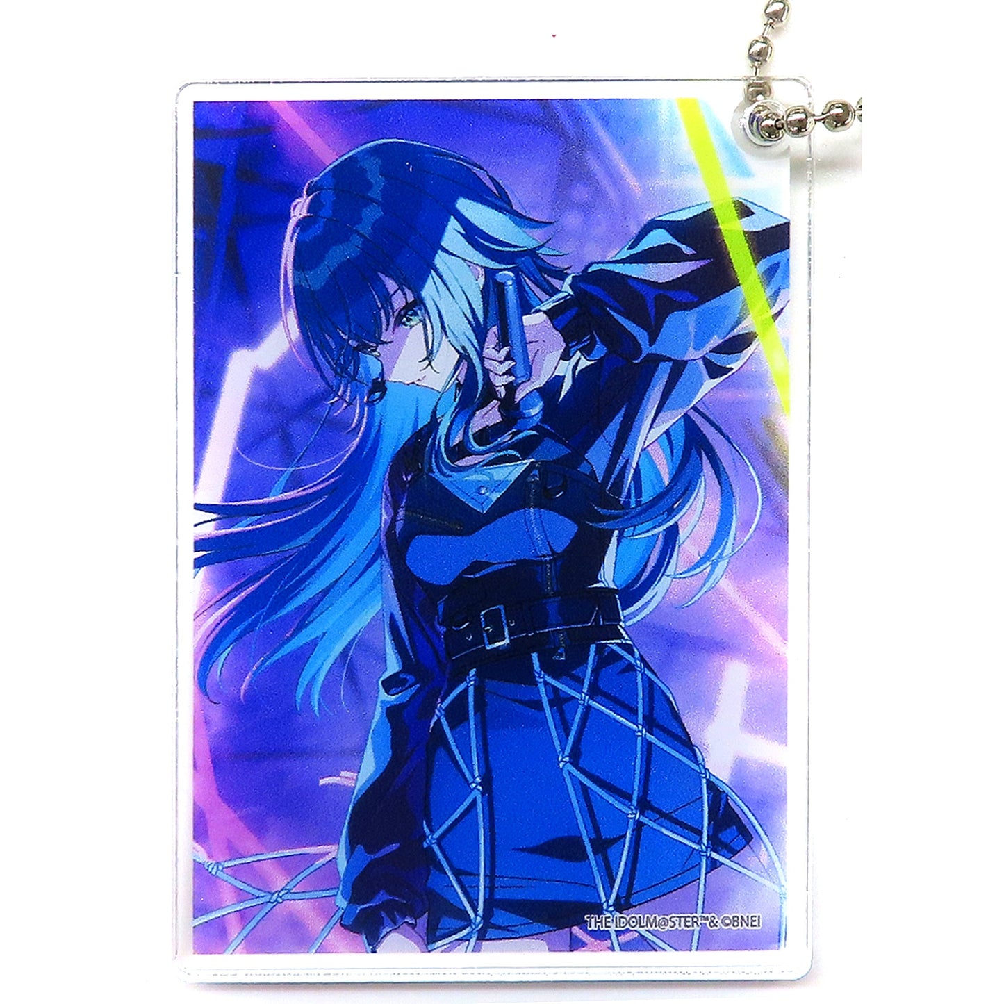 Temari Tsukimura Blue Skirt Gakuen Idolmaster Official Trading Acrylic Keychain Temari Tsukimura [USED]