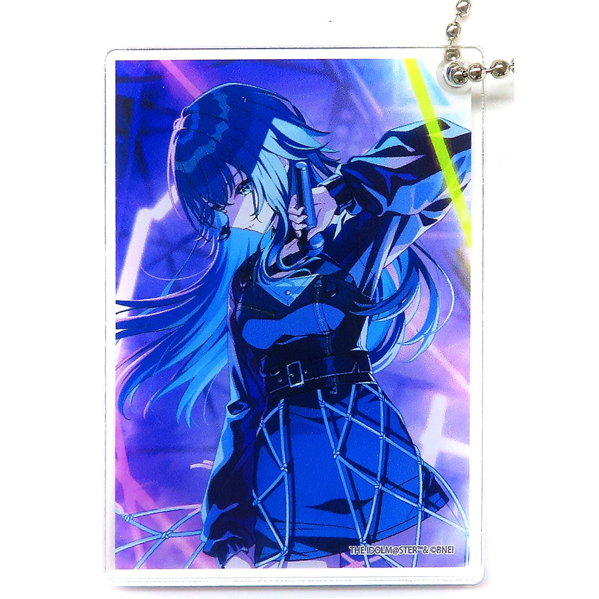 Temari Tsukimura Blue Skirt Gakuen Idolmaster Official Trading Acrylic Keychain Temari Tsukimura [USED]