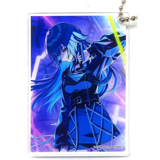 Temari Tsukimura Blue Skirt Gakuen Idolmaster Official Trading Acrylic Keychain Temari Tsukimura [USED]