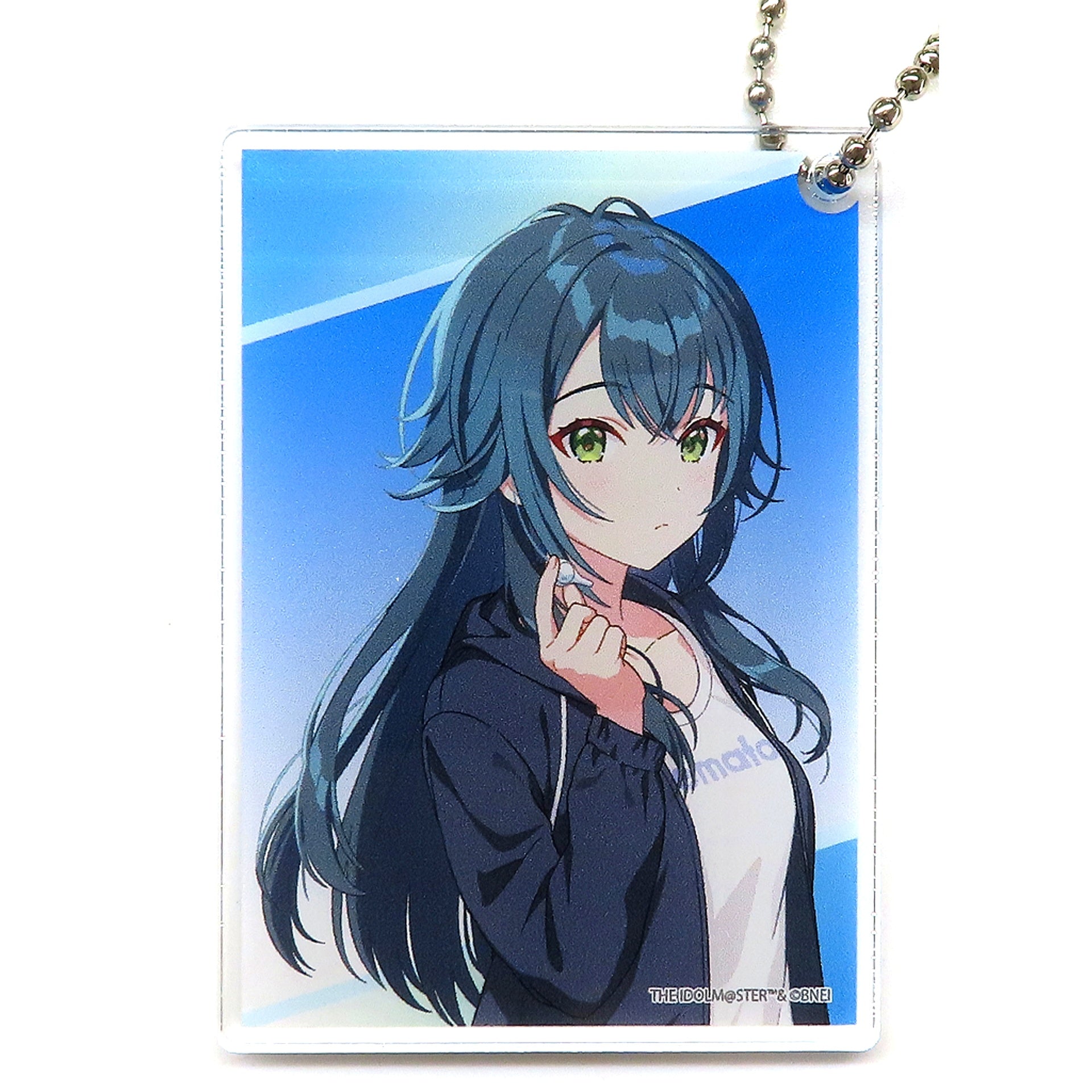 Temari Tsukimura Jersey Gakuen Idolmaster Official Trading Acrylic Keychain [USED]