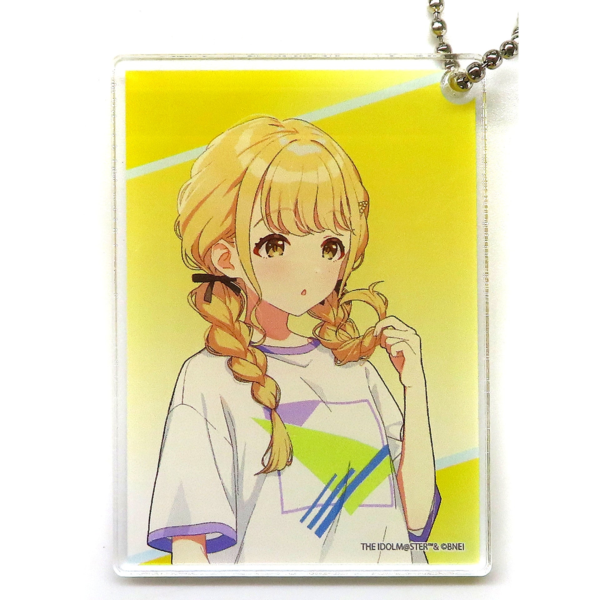 Kotone Fujita T-shirt Gakuen Idolmaster Official Trading Acrylic Keychain [USED]
