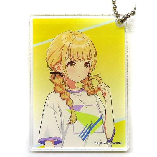 Kotone Fujita T-shirt Gakuen Idolmaster Official Trading Acrylic Keychain [USED]