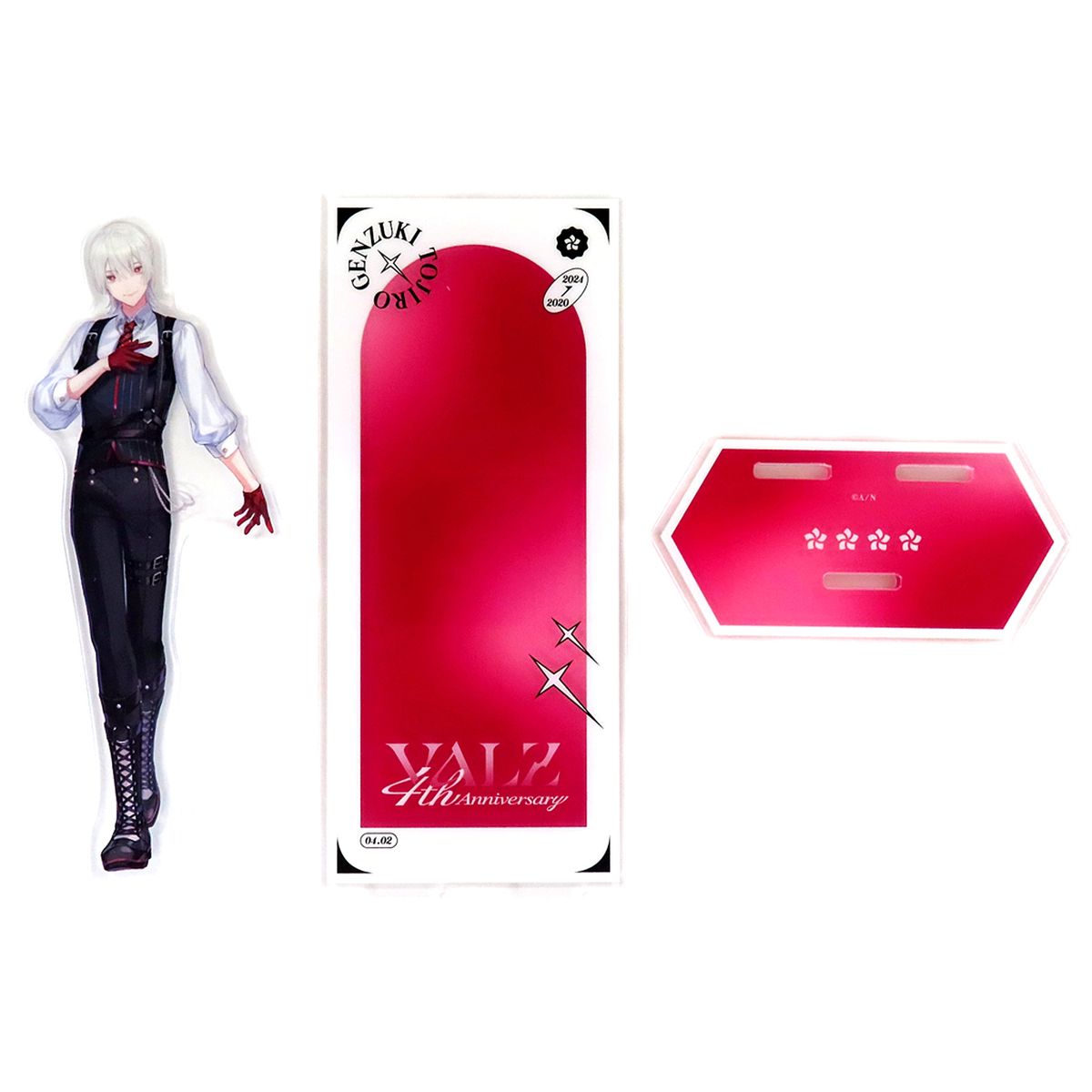 Genzuki Tojiro Acrylic Stand Virtual YouTuber Nijisanji VALZ 4th Anniversary [USED]