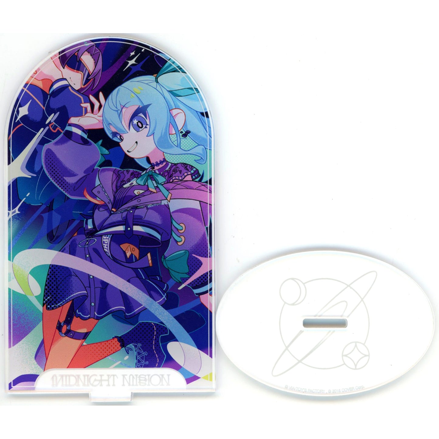 Hoshimachi Suisei & TAKU type-C PD MGO Acrylic Stand VTuber hololive Midnight Grand Orchestra Exhibition MIDNIGHT MISSION [USED]