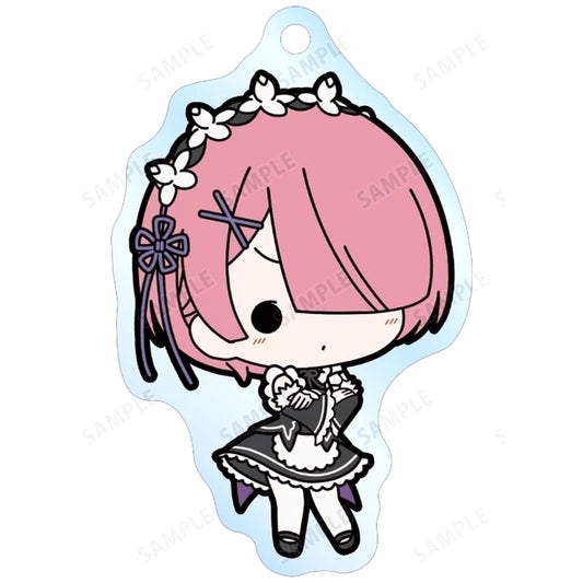 Re:ZERO -Starting Life in Another World- Ram Trading Tiny Acrylic Keychain Keychains [USED]