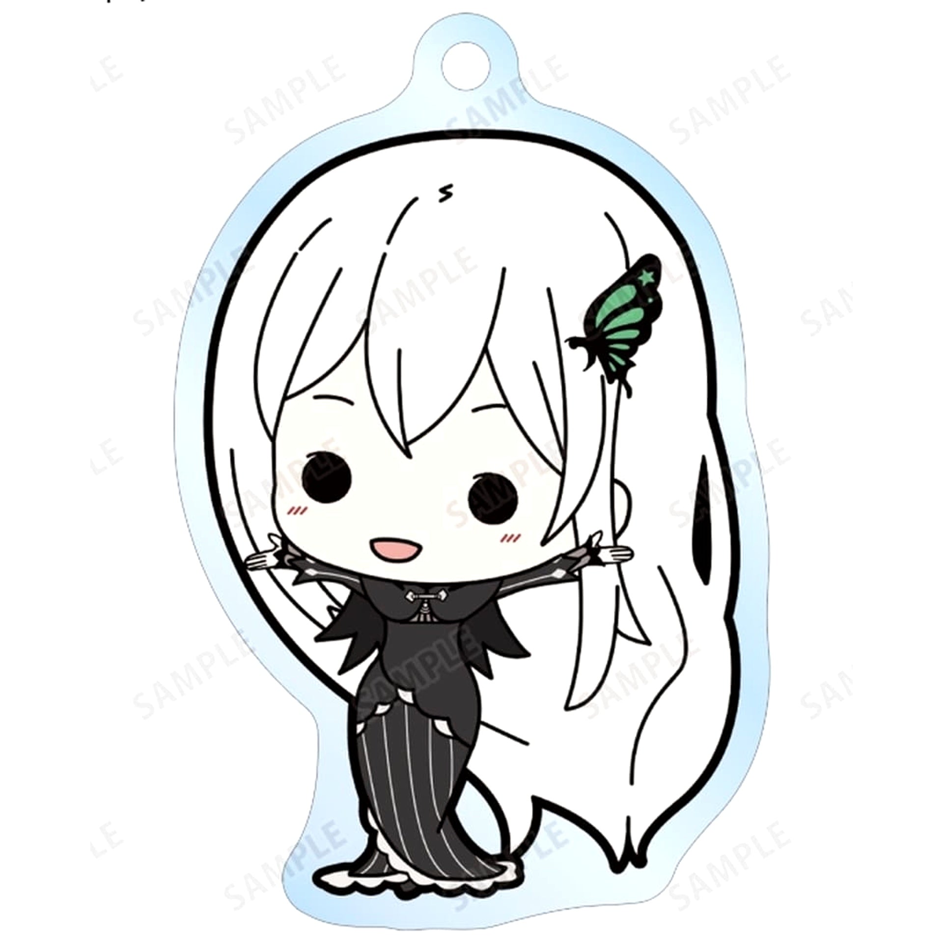 Re:ZERO -Starting Life in Another World- Echidna Trading Tiny Acrylic Keychain Keychains [USED]