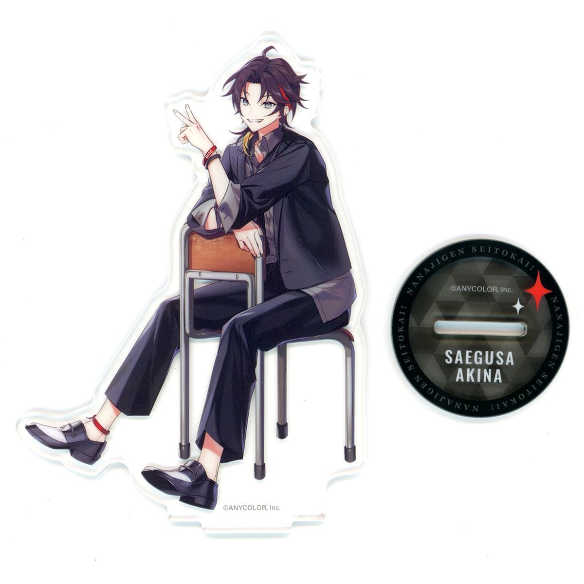 Saegusa Akina Acrylic Stand Kuji Square Virtual YouTuber Nijisanji Nanajigen Seitokai Kuji C Prize [USED]