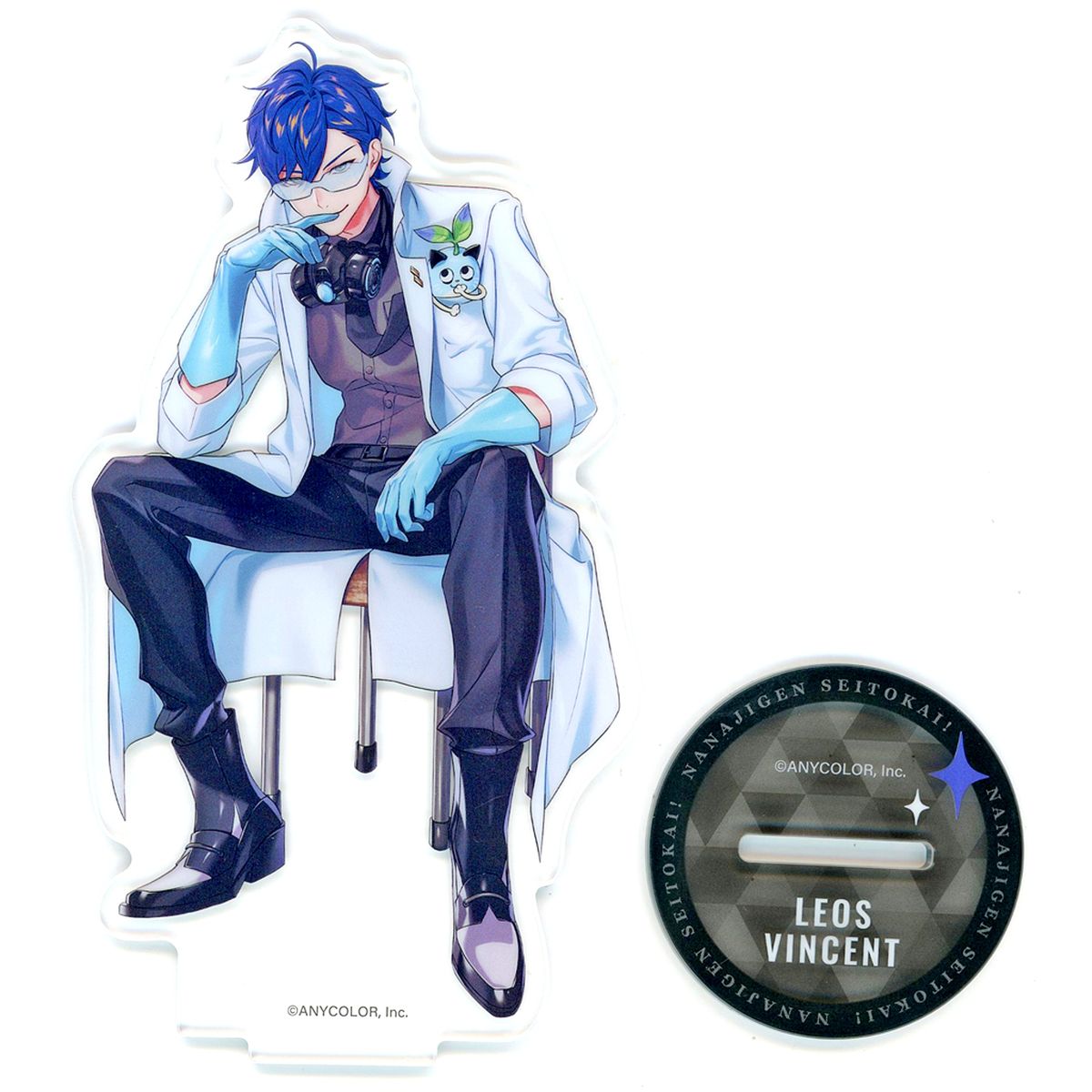 Leos Vincent Acrylic Stand Kuji Square Virtual YouTuber Nijisanji Nanajigen Seitokai Kuji C Prize [USED]