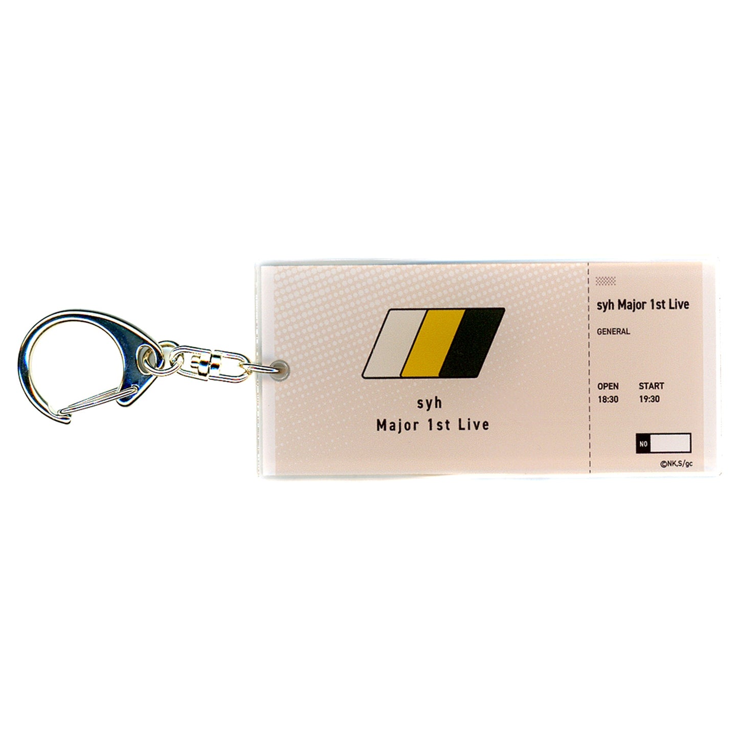 syh Movie Given Hiiragi mix Ticket Style Keychain [USED]