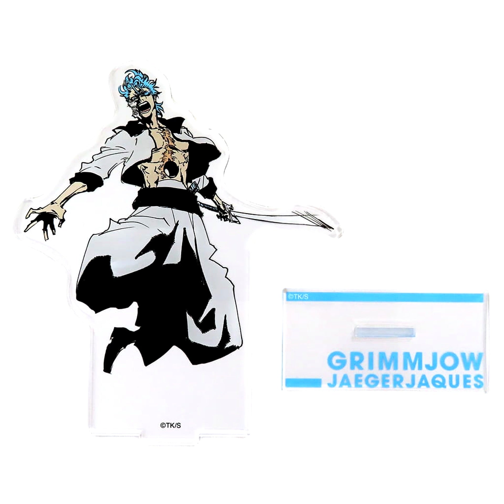 Grimmjow Jaegerjaquez BLEACH Acrylic Stand Yokohama Landmark Tower THE LOCUS OF BRAVE [USED]