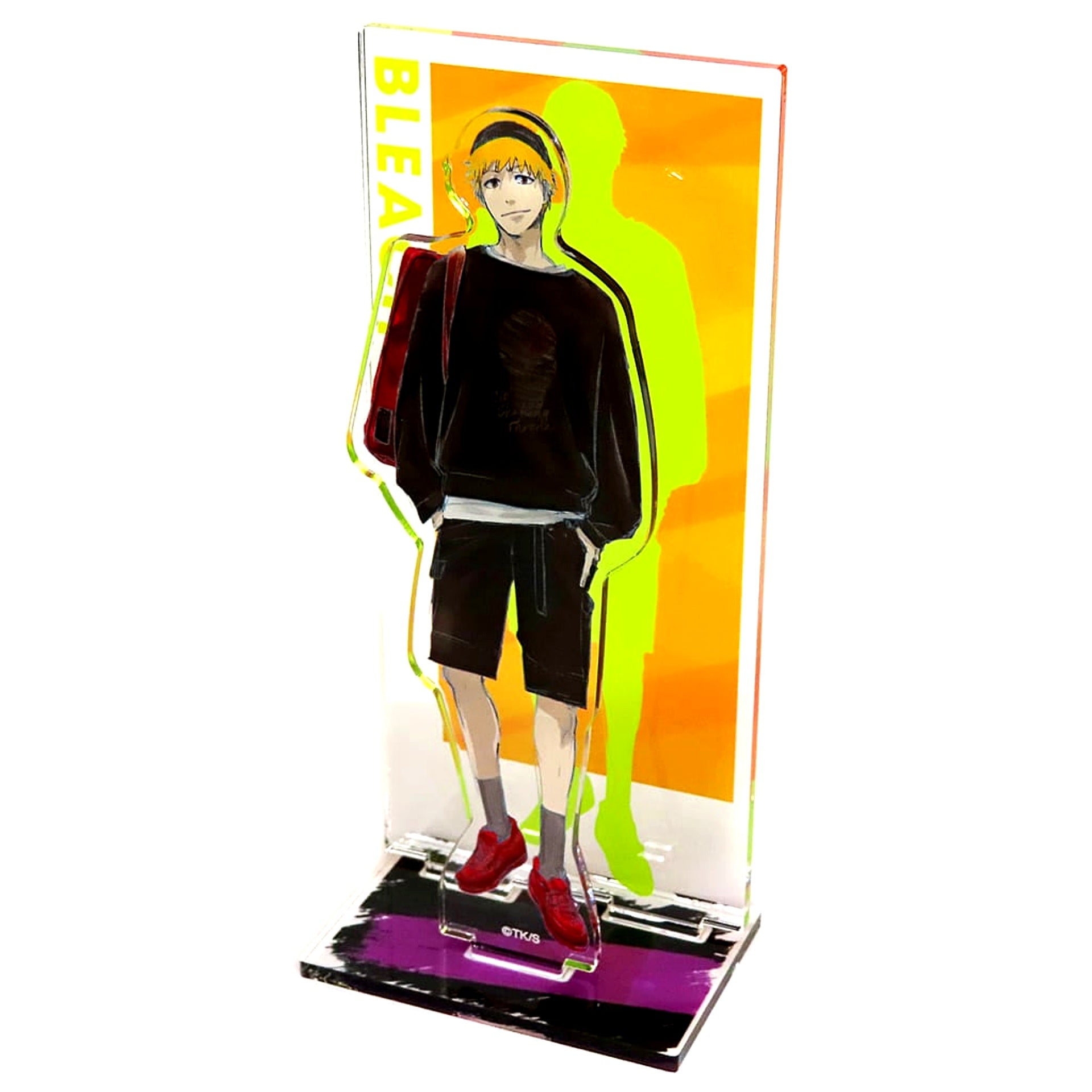 Ichigo Kurosaki BLEACH Acrylic Stand with Background Yokohama Landmark Tower THE LOCUS OF BRAVE [USED]