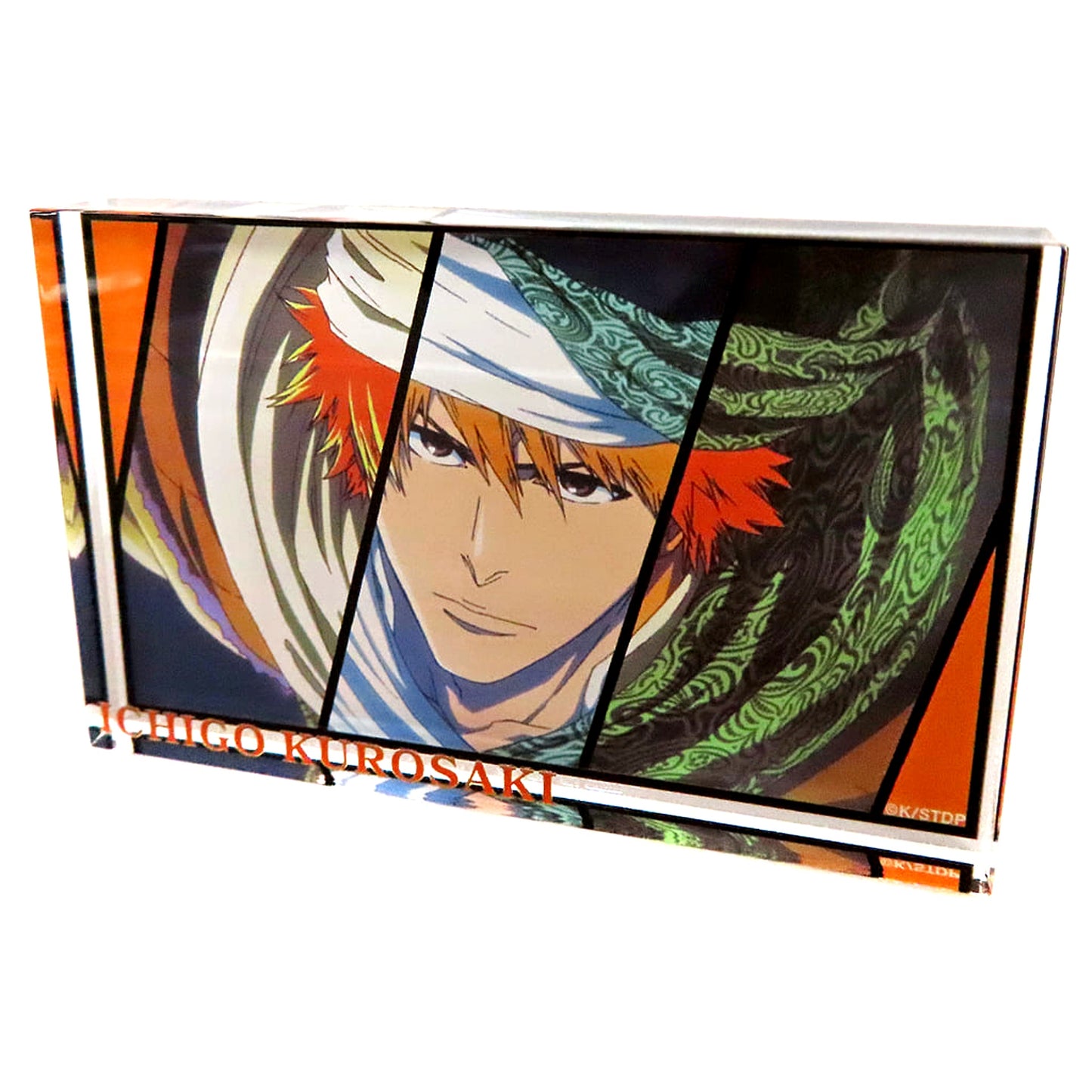 Ichigo Kurosaki BLEACH Yokohama Landmark Tower THE LOCUS OF BRAVE Character Scene Acrylic Block [USED]